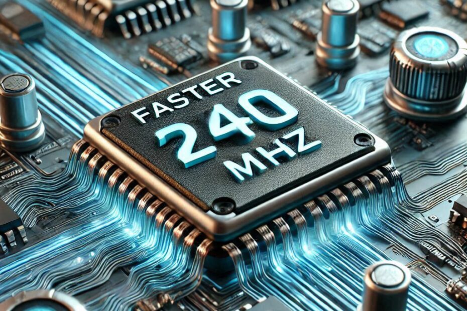 microcontroladore más rápidos. 240 MHz