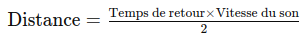 HC-SR04 Calcul-de-la-Distance